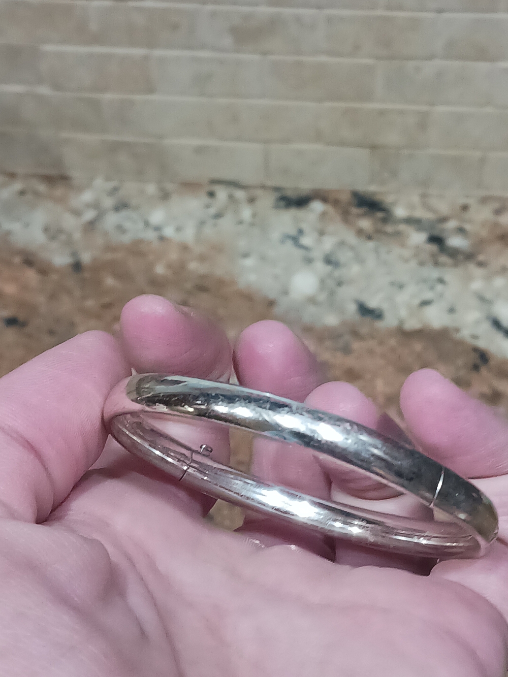 Vtg Designer 8in. 925 Sterling Silver Harley Davidson Hinged Bangle Bracelet - Picture 3 of 11